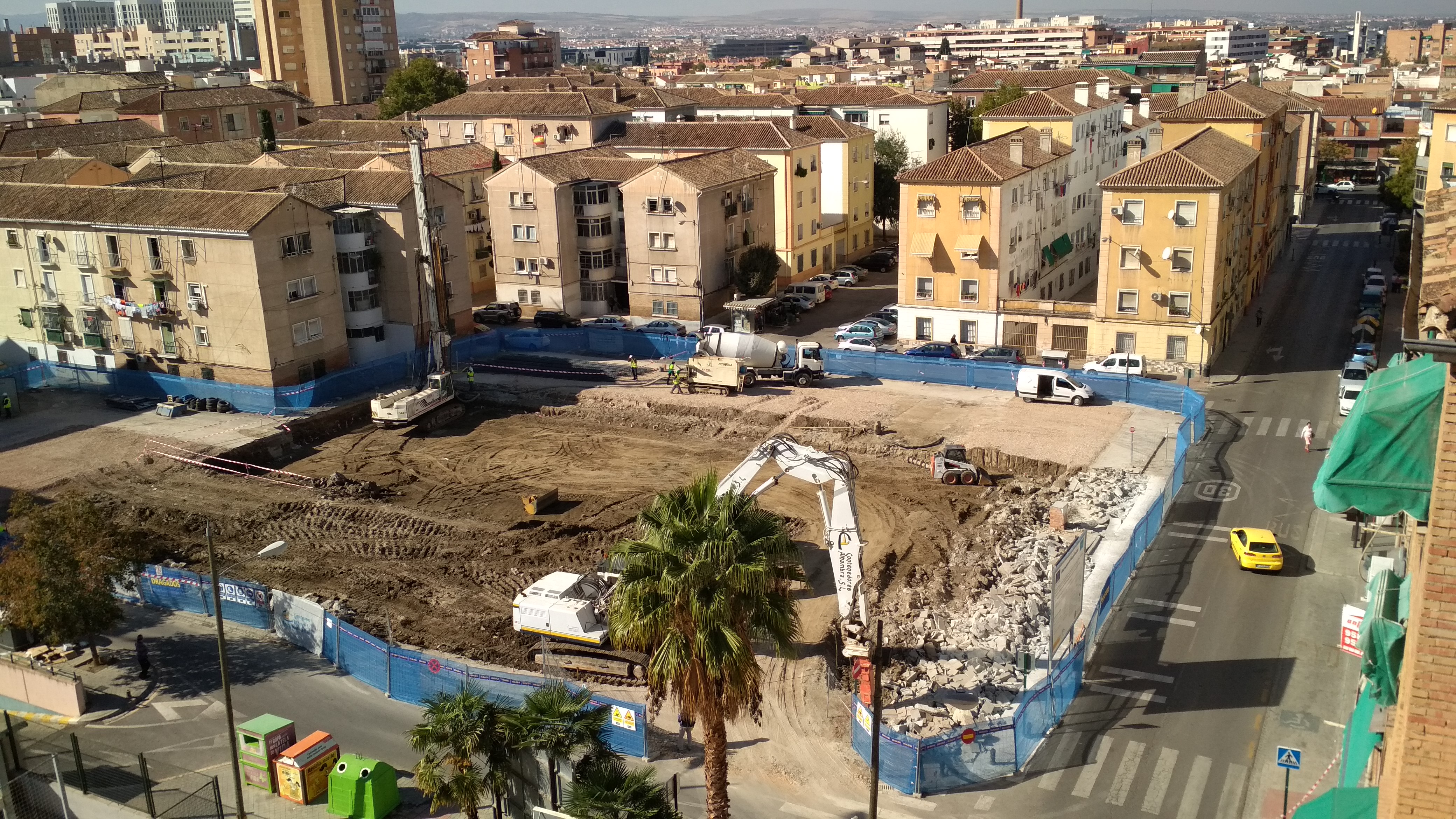 ©Ayto.Granada: Promoción y Edificación: Fotos de la evolución de las obras del Proyecto de Santa Adela